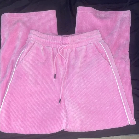 MAJE X Sailor Moon Pally Corduroy Wide Leg Pants In Roses - Picture 5 of 16